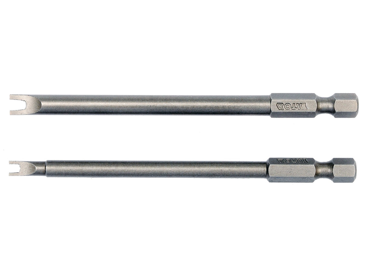 Schroefdraadtips 1/4'', 2 Stuks, Spanner: 6X100MM, 10X100MM