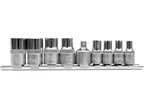 Torx Dopsleutels E5-E16, Set Van 9 Stuks.