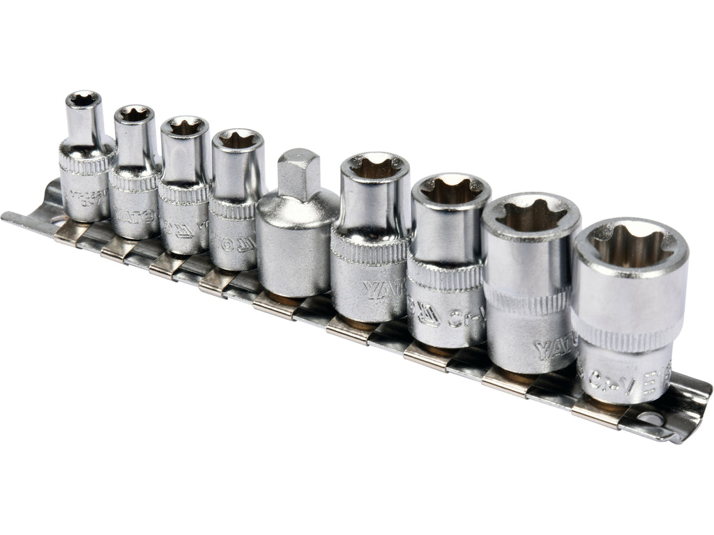 Torx Dopsleutels E5-E16, Set Van 9 Stuks.