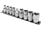 Torx Dopsleutels E5-E16, Set Van 9 Stuks.