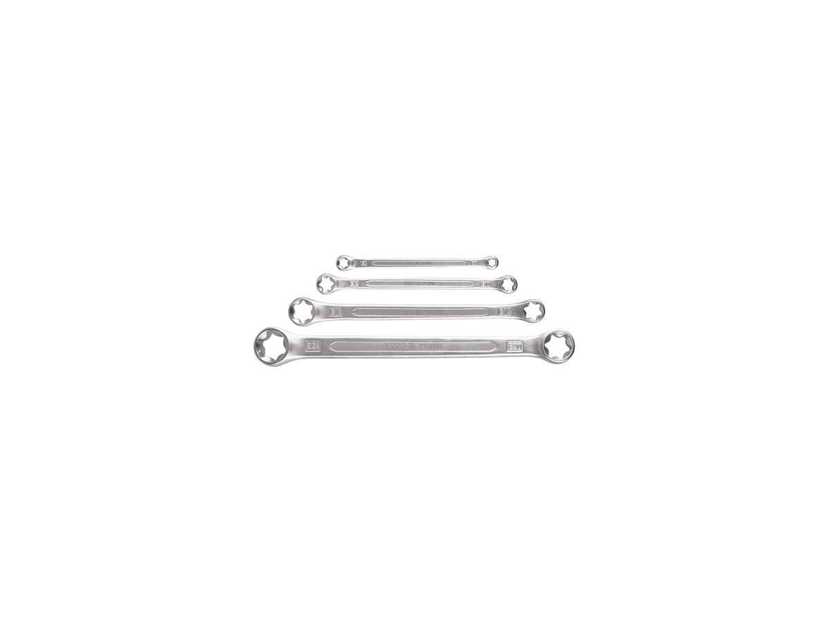Torx-Ringsleutels E6-E24, 4 St.
