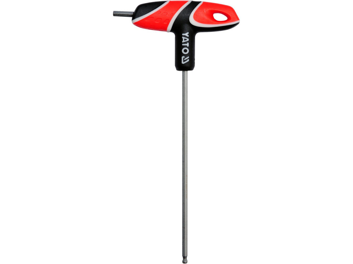 ZESKANTIGE stiftsleutel (MET KOGEL) MET 4MM HANDVAT