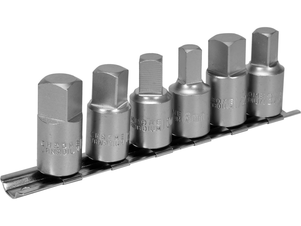 Set Van 6 3/8'' Olieplug-Sleeve Sleutels