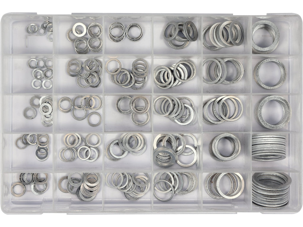 Aluminium Ringen Set Van 300 Stuks. Mix Van Maten