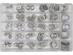Aluminium Ringen Set Van 300 Stuks. Mix Van Maten