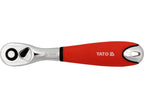 Gebogen Ratel, Metaal En Rubber Handvat 1/4''