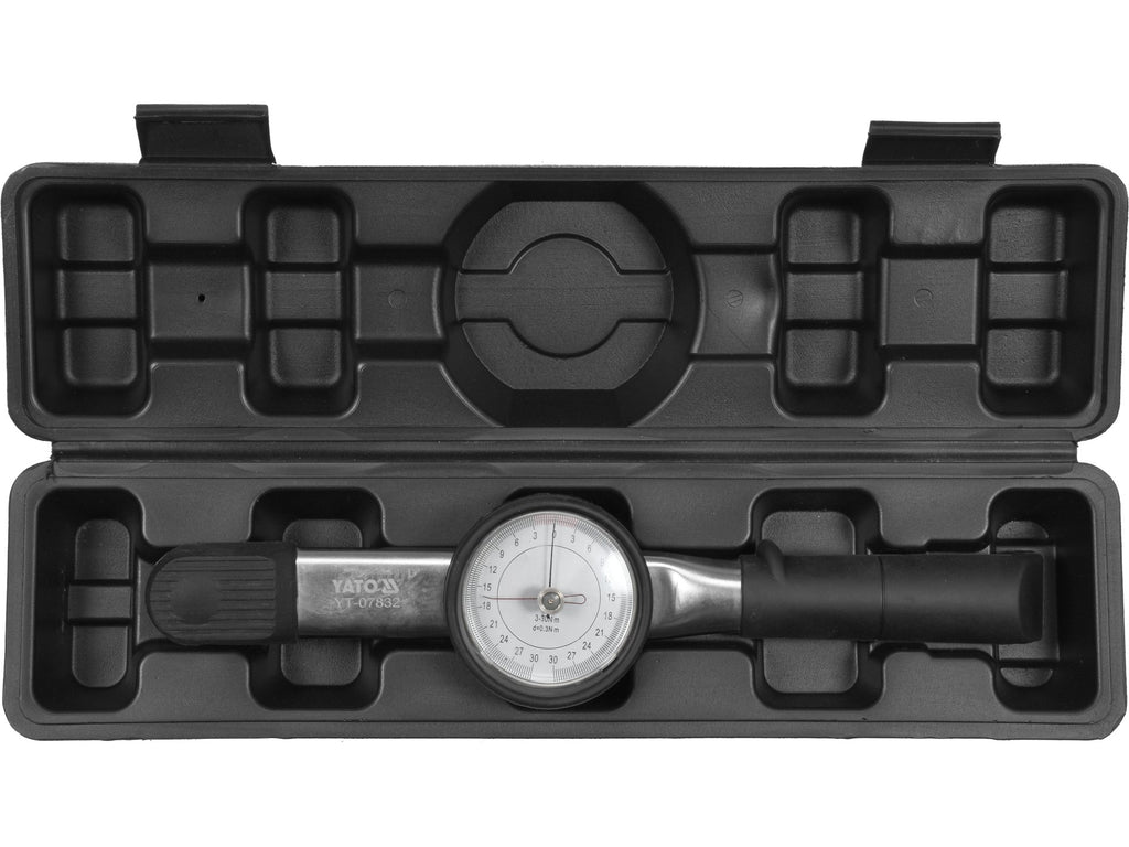 Momentsleutel 3/8'' 0-30NM Klok