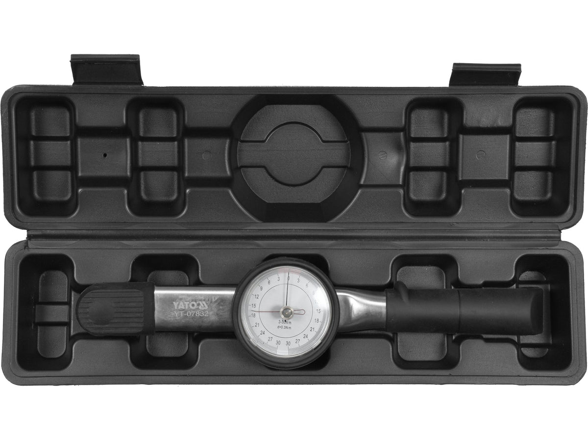 Momentsleutel 3/8'' 0-30NM Klok