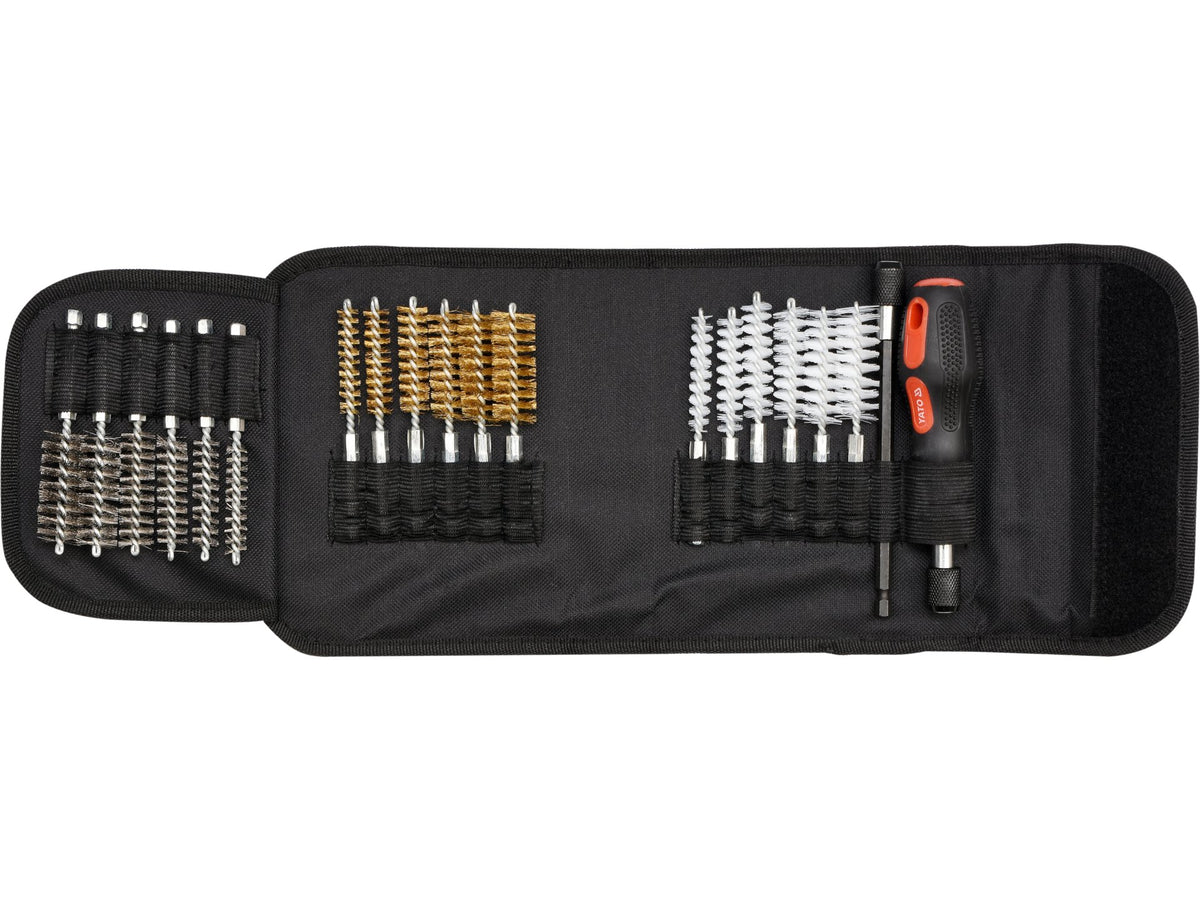 BORSTELSET VOOR KAARSENDOOSJES, 20 st.