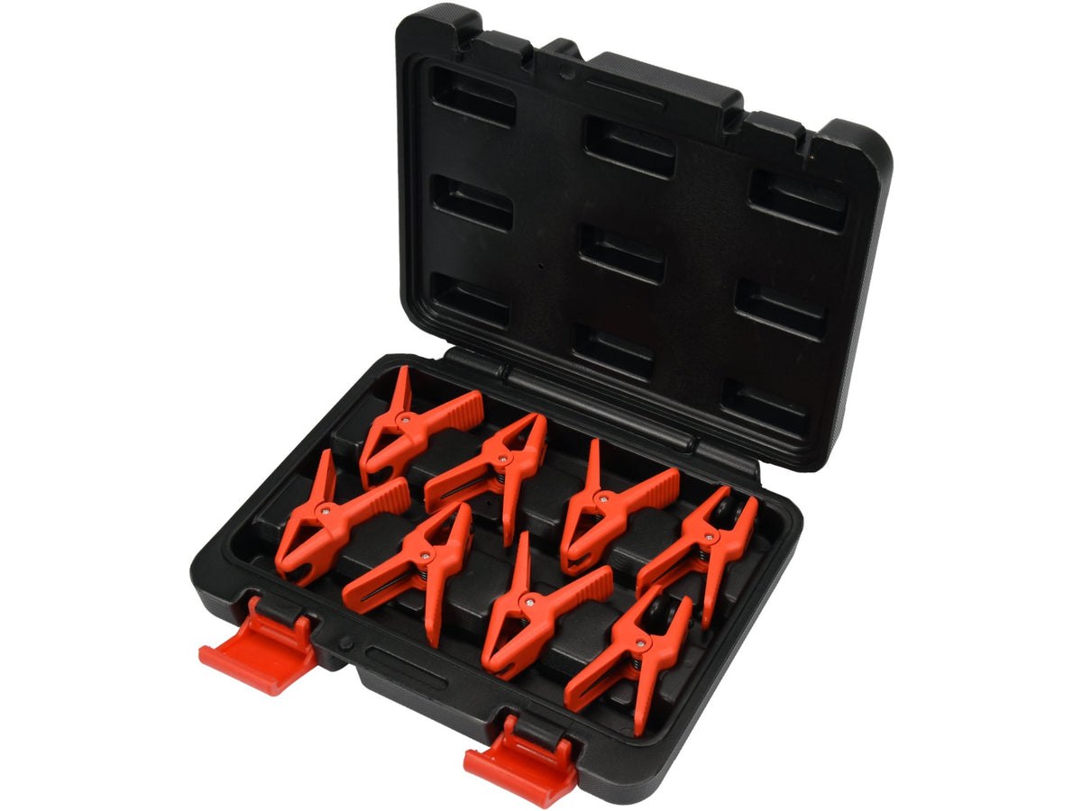 Klemmen Voor Het Verblinden Van Metalen Kabels. Set Van 8 Stuks