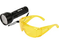 Uv 51 LED Zaklamp En Glazen Set