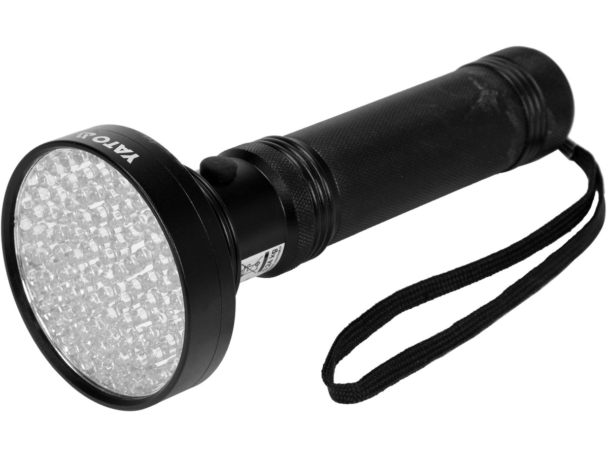Uv 100 LED Zaklamp En Glazen Set