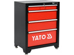 Onderservicekast Met 4 Lades. Afmetingen Kast: 660 X 457 X 863 Mm.