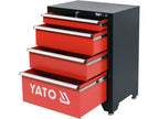 Onderservicekast Met 4 Lades. Afmetingen Kast: 660 X 457 X 863 Mm.