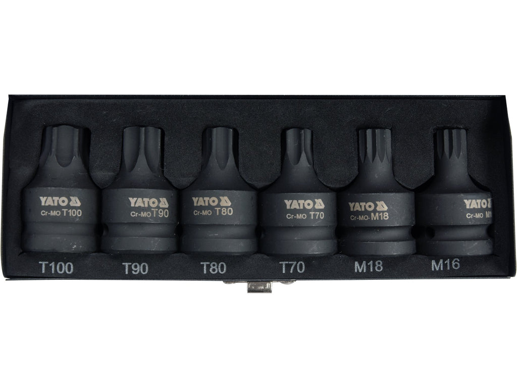 Set Sleutelsleutels 3/4'' Torx/Spline 6 St.