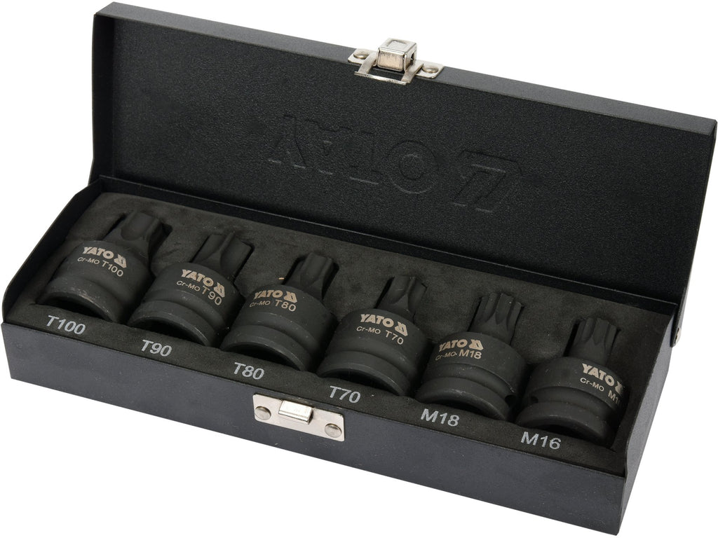 Set Sleutelsleutels 3/4'' Torx/Spline 6 St.