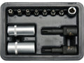 Set Doppen En Bits Voor Airconditioning 12 Stuks 1/4''