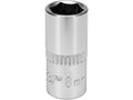 Dop 8MM 1/4'' 6-HAAK Cv Kort