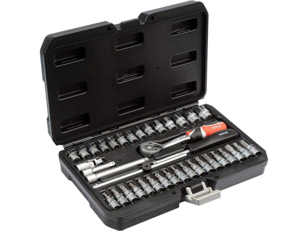 Gereedschapset 1/4'', 38 Stuks.