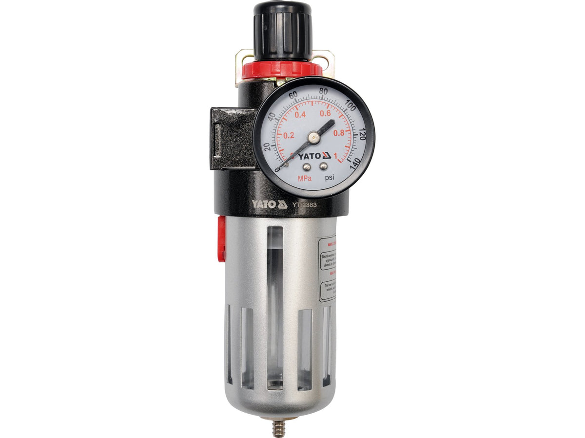 Vertrager Met Filter En Manometer 1/2''