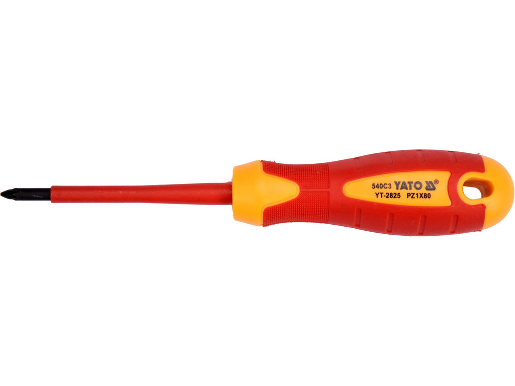 Geïsoleerde Schroevendraaier 1000 V PZ1X80 MM