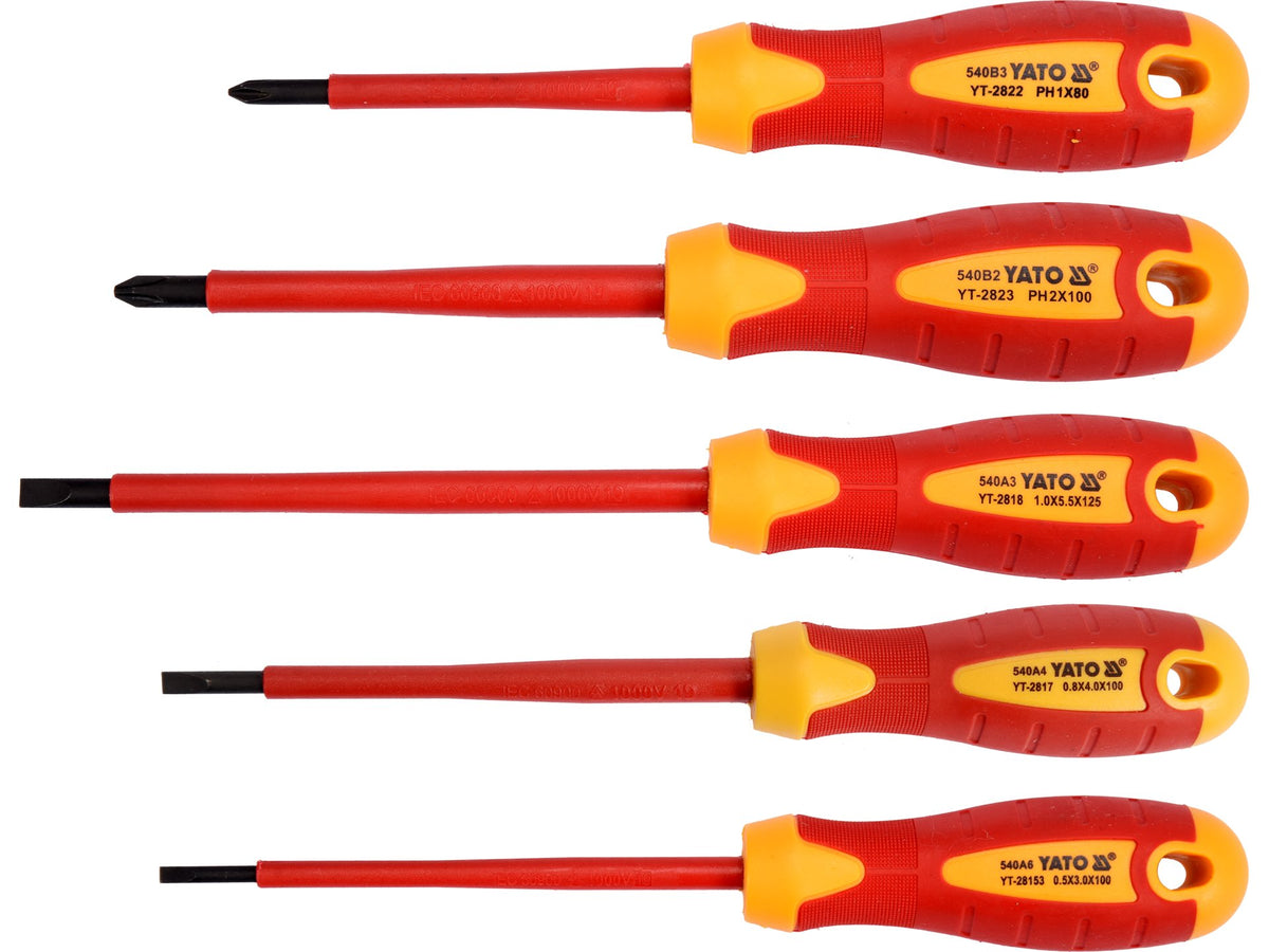 Geïsoleerde Schroevendraaierset 1000 V 5 Stuks