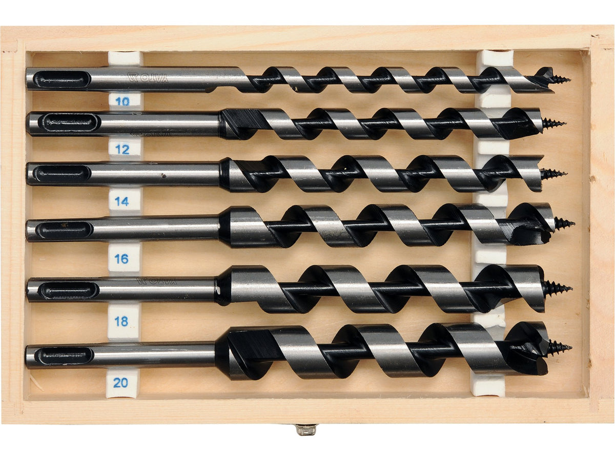 SDS+ Houtboren, L-230 Mm, Fi 10-20 Mm, Set Van 6 Stuks.