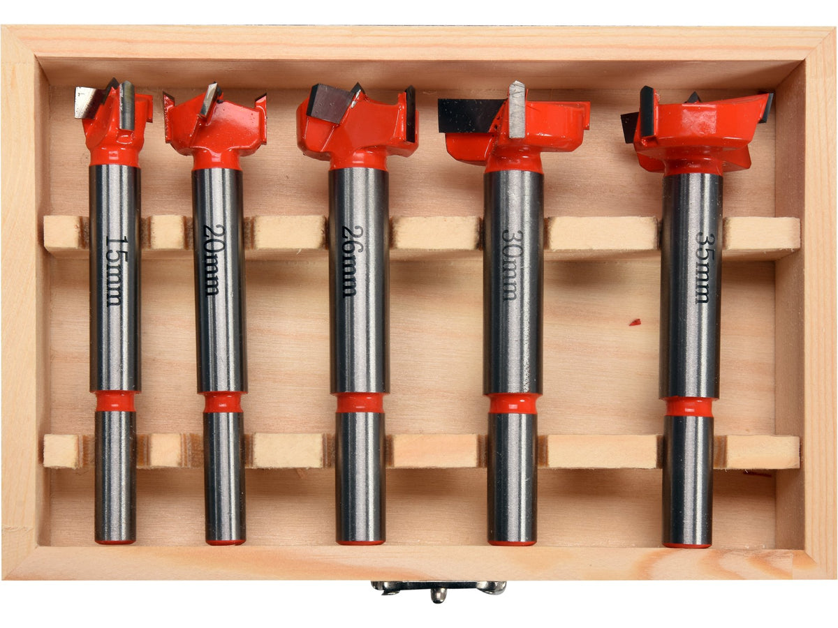 Set Boren Voor Hout Voor Scharnieren 15-35MM 5 St.