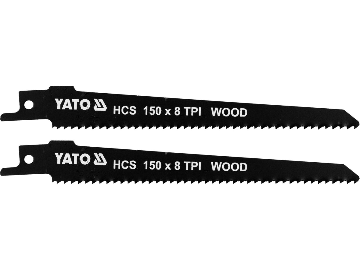 Houtzaagbladen Hcs 150 MM 8TPI / 2 St.