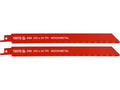 Zaagbladen Voor Metaal En Hout Bim 225 MM 24TPI / 2 St.