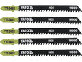 Decupeerzaagblad Type T, 8 Tpi, Voor Hout, 5 St