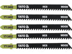 Decupeerzaagblad Type T, 8 Tpi, Voor Hout, 5 St