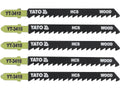Decupeerzaagblad Type T, 6 Tpi, Voor Hout, 5 St