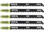 Decupeerzaagblad Type T, 6 Tpi, Voor Hout, 5 St