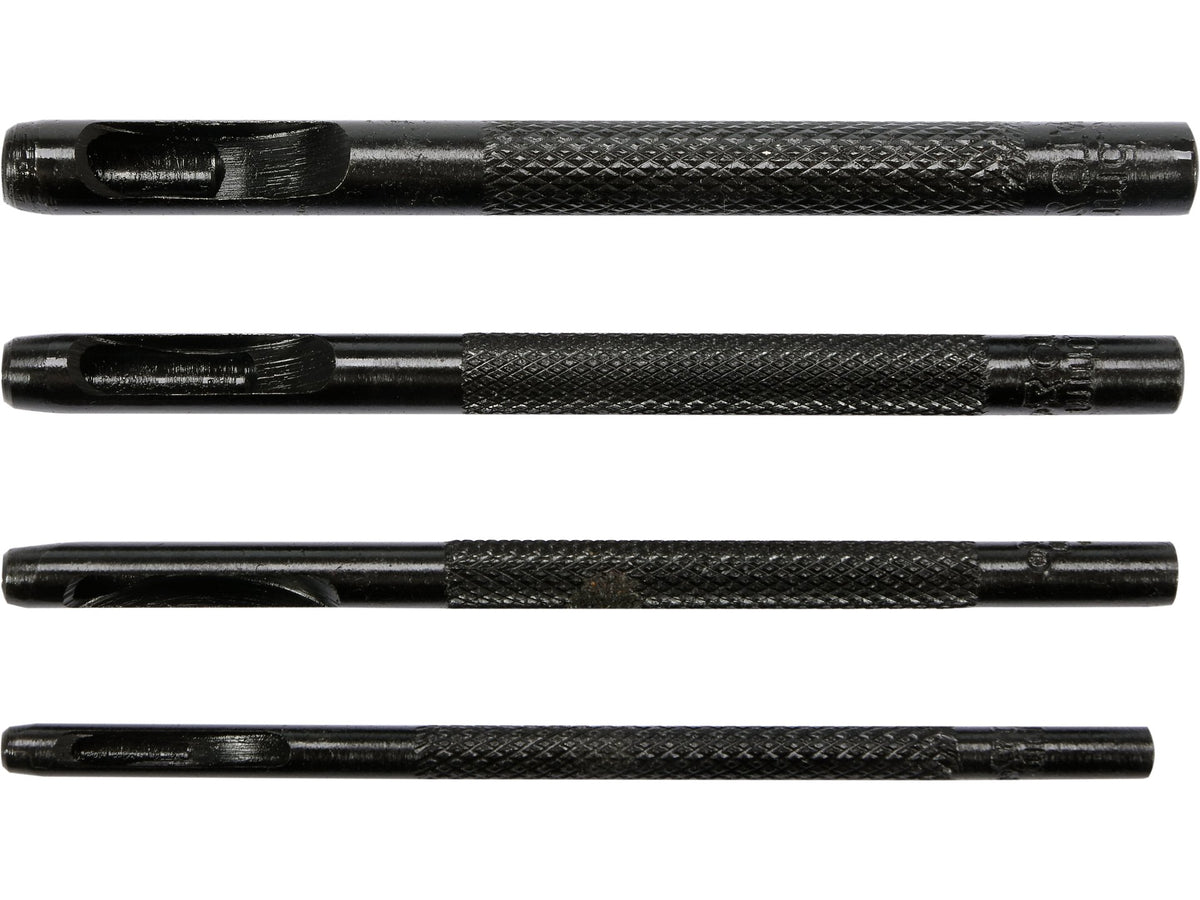 Set Van 4 Buizen Ponsen Voor Leer, Rubber, Karton, Textiel, 4 Stuks, Maten: 2, 3, 4, 5 MM