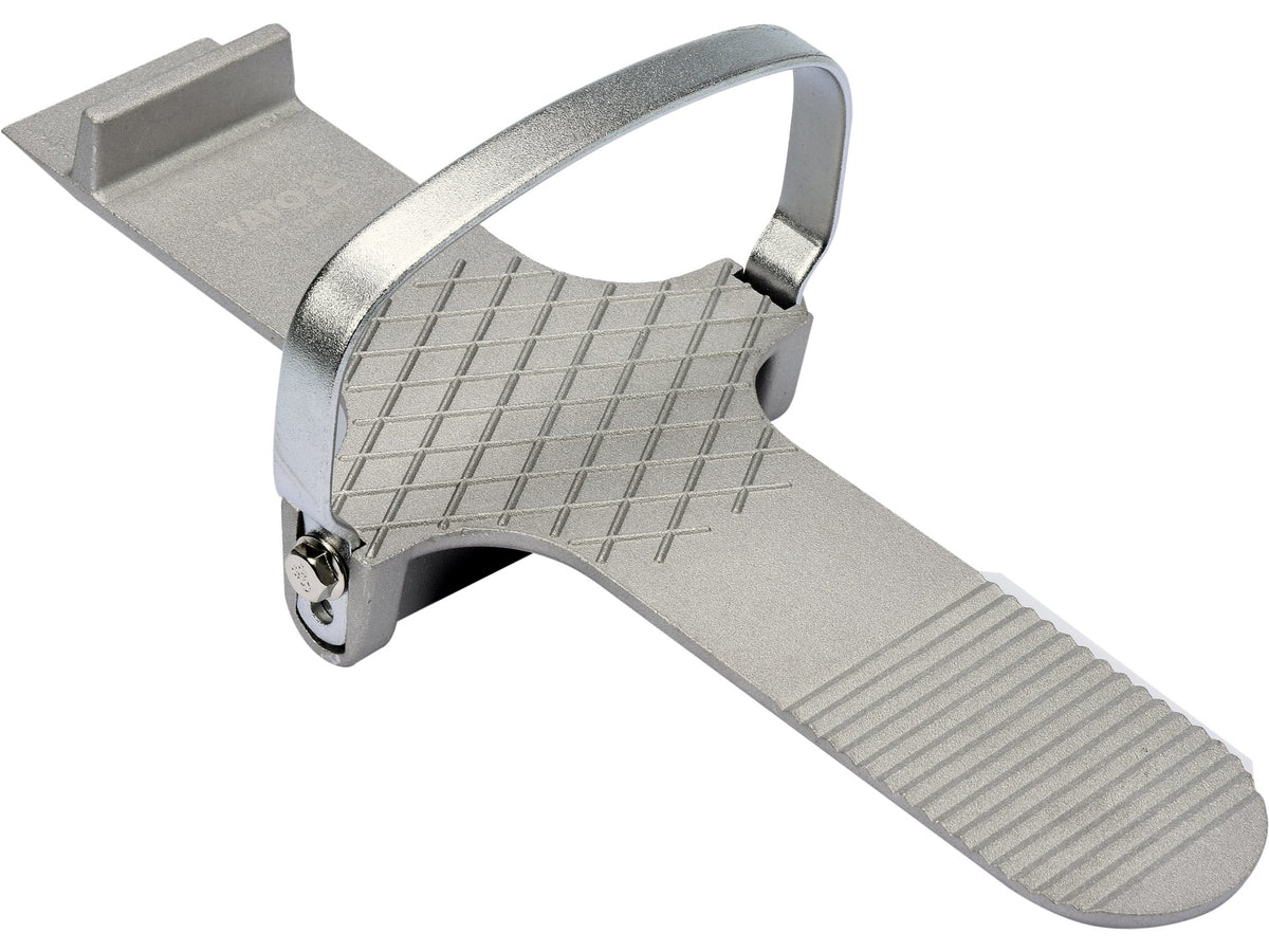 Hendel Voor Het Heffen Van G/K-Planken, Gemaakt Van Aluminium. Hefhoogte Ongeveer 55 Mm.