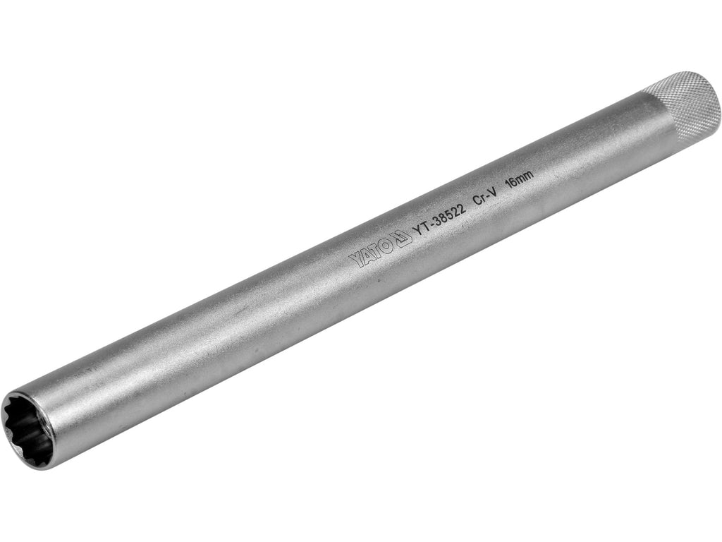 Kaarsendoos 16MM Extra Lang 250MM 3/8'' Aandrijving