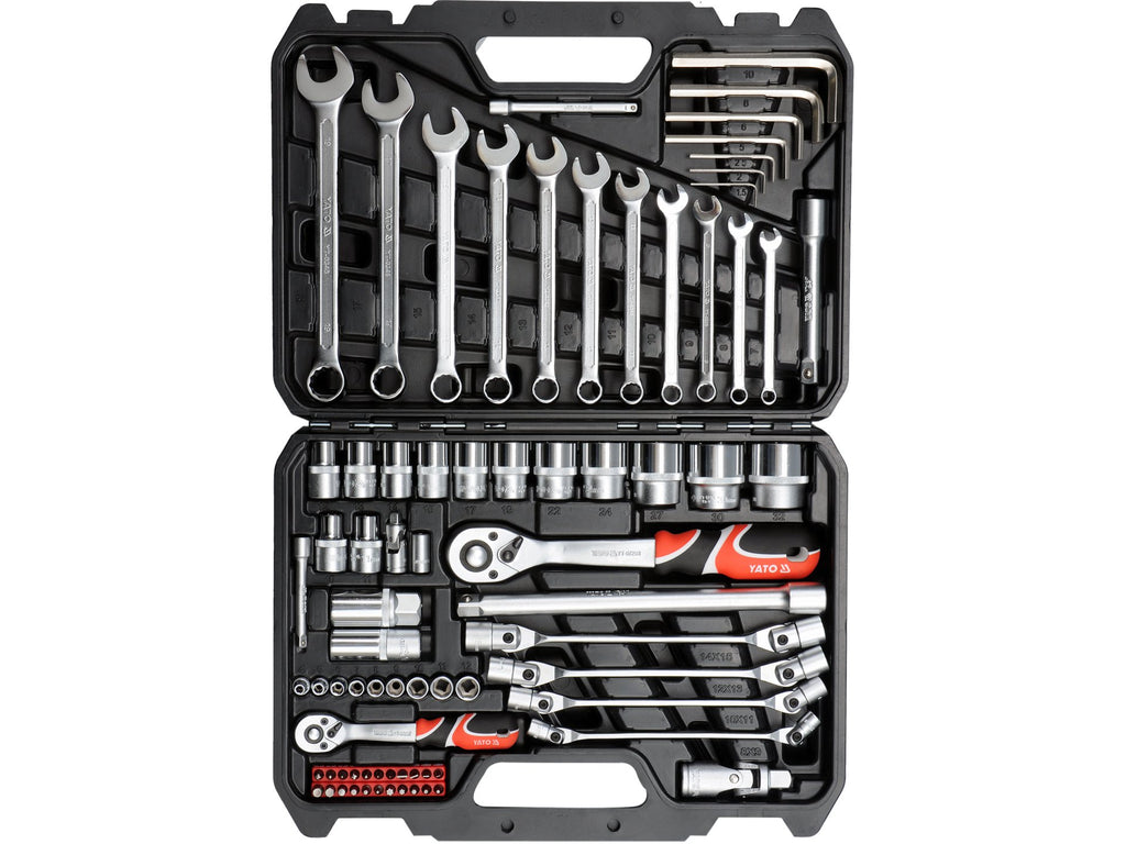 Gereedschapset 1/4'' En 1/2'', 77 Stuks.