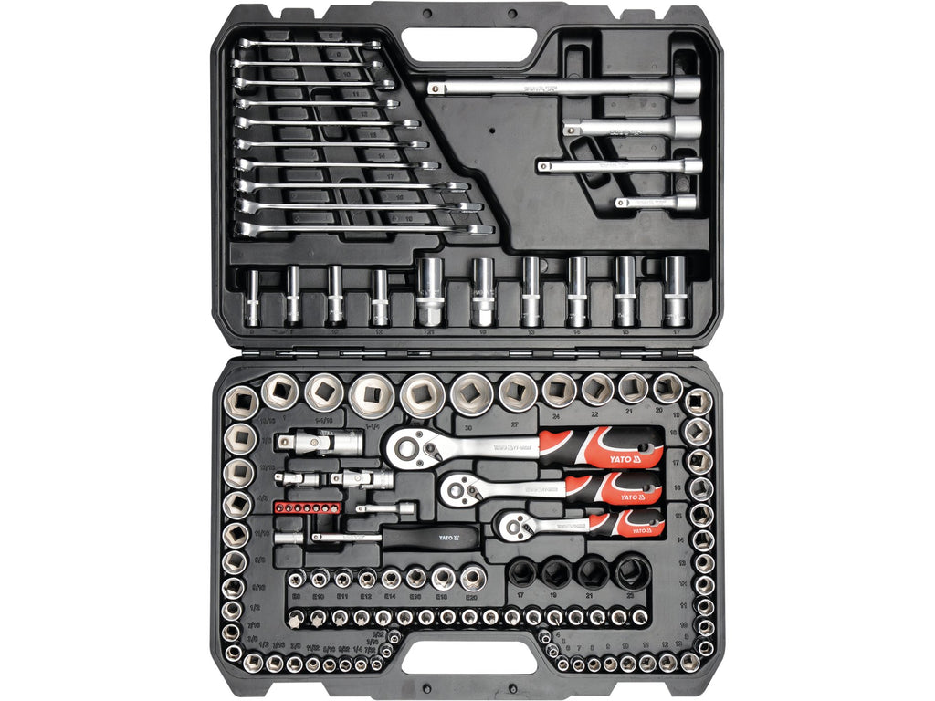 Gereedschapset 1/4'', 3/8'' En 1/2'', 120 St.