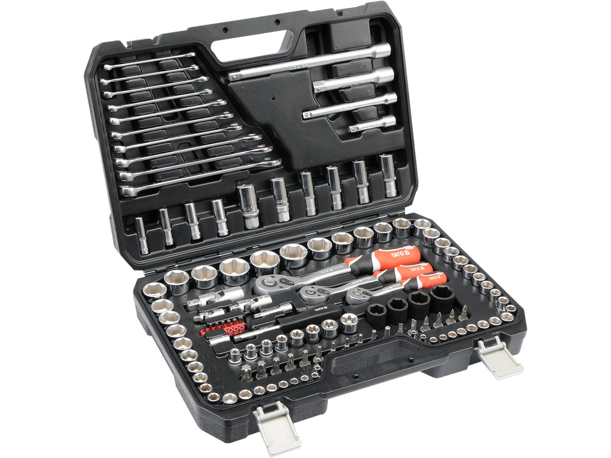 Gereedschapset 1/4'', 3/8'' En 1/2'', 120 St.