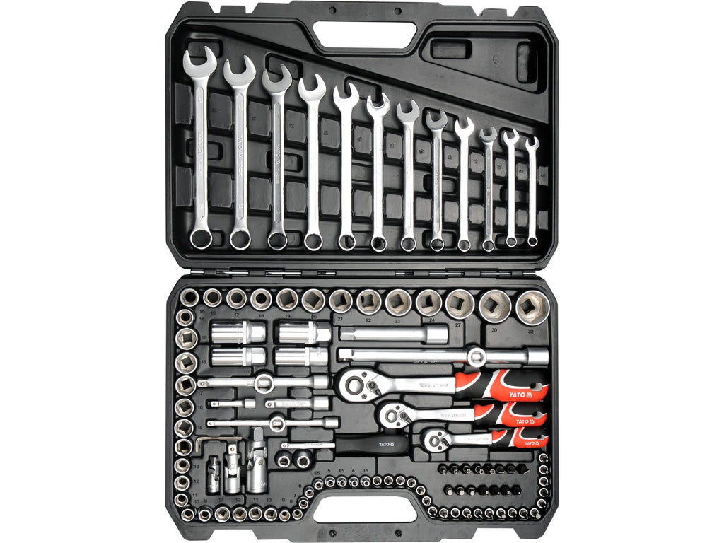 Gereedschapset 1/4'', 3/8'' En 1/2'', 111 St.