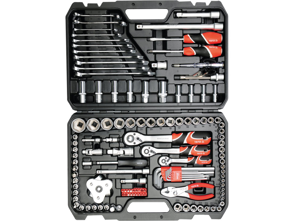 Gereedschapset 1/4'', 3/8'' En 1/2'', 126 St.