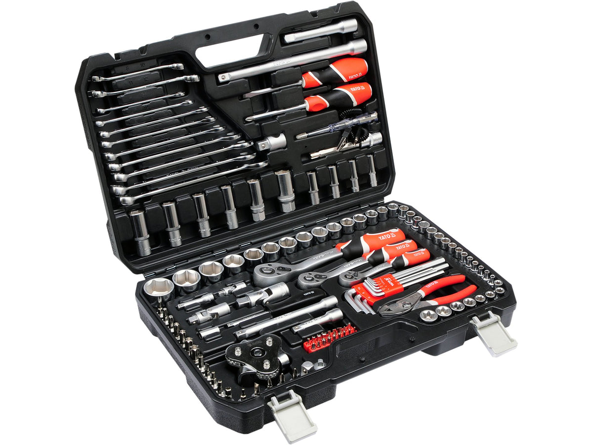 Gereedschapset 1/4'', 3/8'' En 1/2'', 126 St.