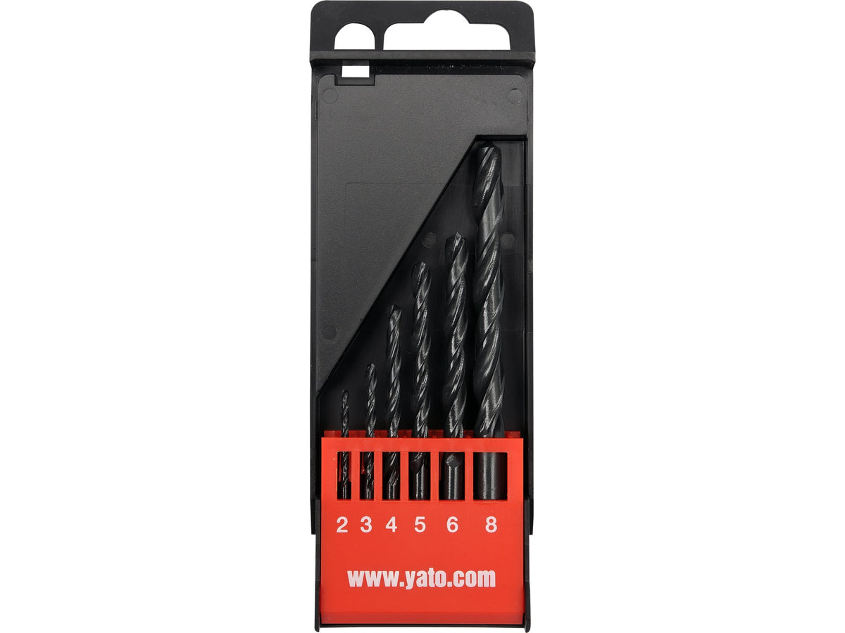 HSS Metaalboor Boren, 2-8 Mm, Set Van 6 Stuks.