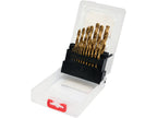 HSS-TIN Metaalboor Boorset 19ST 1-10MM