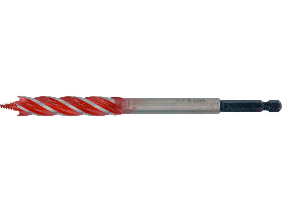4-BLADEN Houtboor Boor 12MM Hex