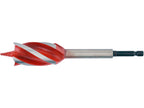 4-BLADEN Houtboor Boor 28MM Hex