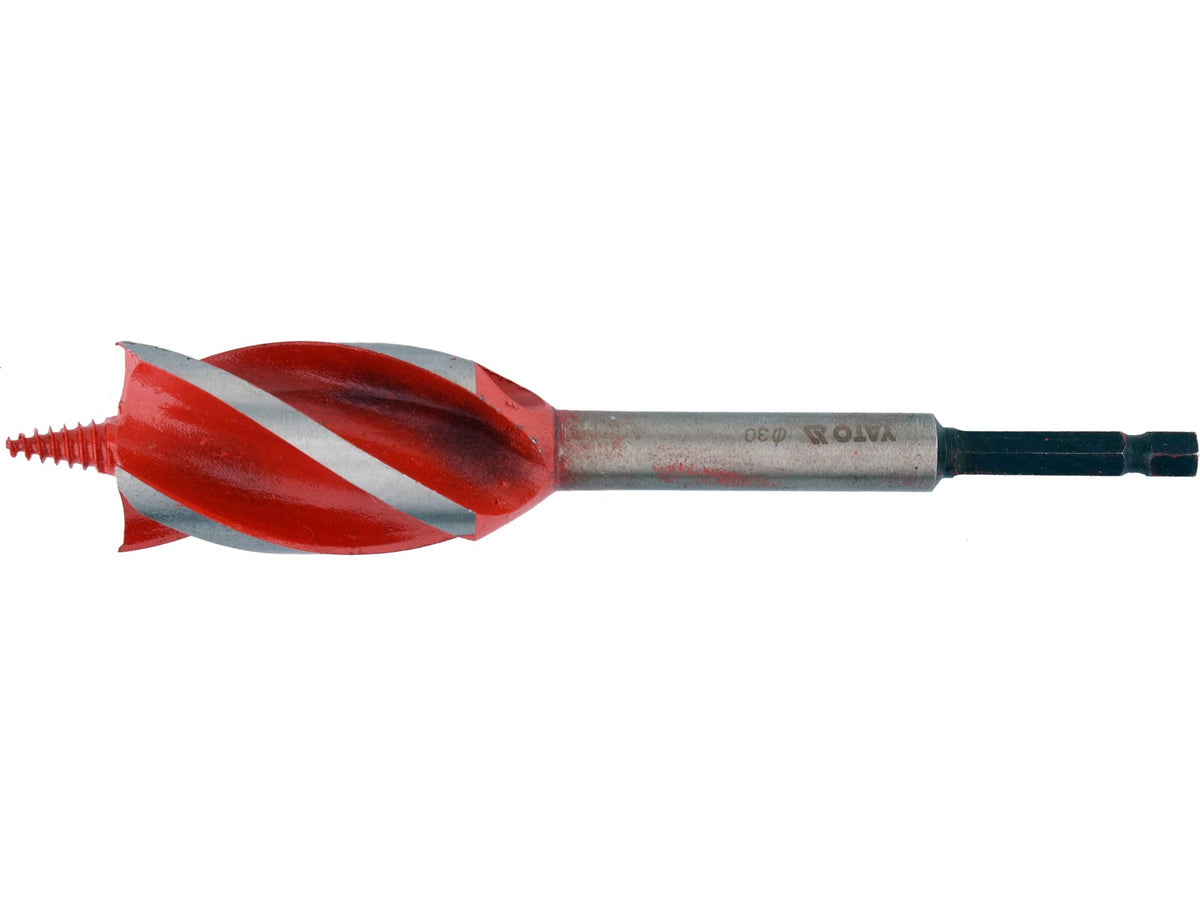 4-BLADEN Houtboor 30MM Hex