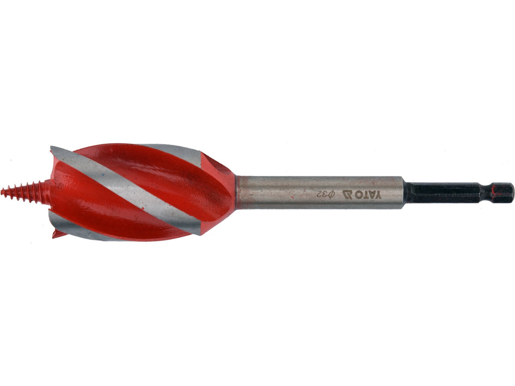4-BLADEN Houtboor 32MM Hex