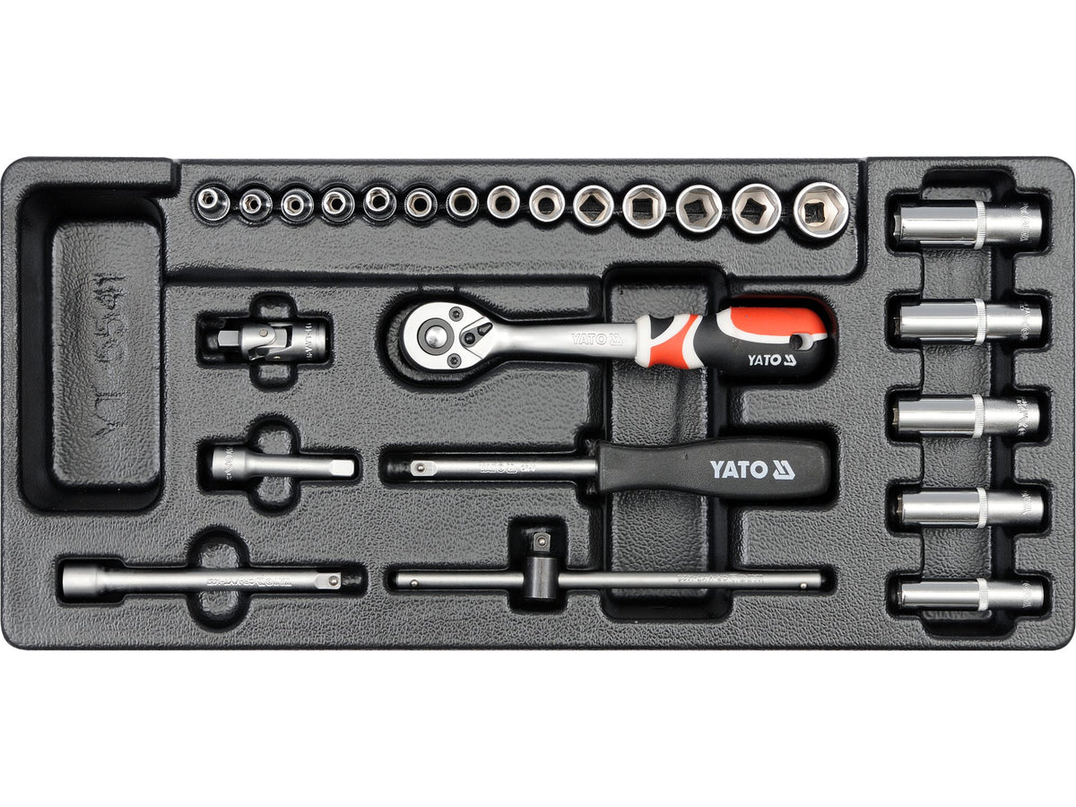 Lade Inzetset Doppen 1/4'' 25 Stuks.